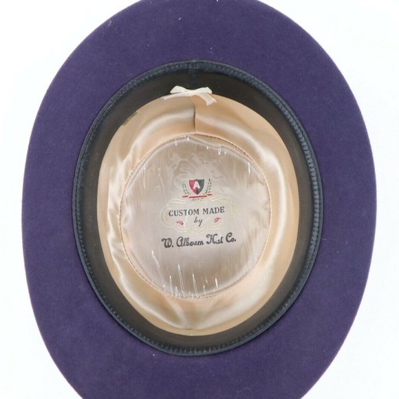 Vintage Rockabilly W Alboum Hat Co Top Hat Cap - Picture 9 of 11